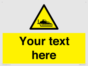 Custom warning grounding cruiser on lock cill